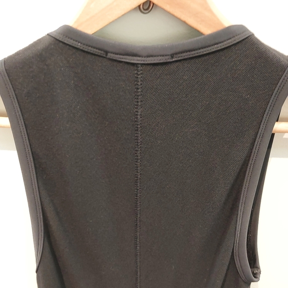 James Perse Black Ribbed Knit Dress, Size 1 - Picture 4 of 8